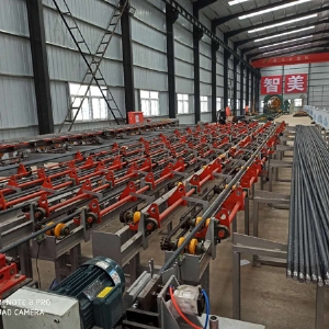 數控鋸切套絲打磨生產線